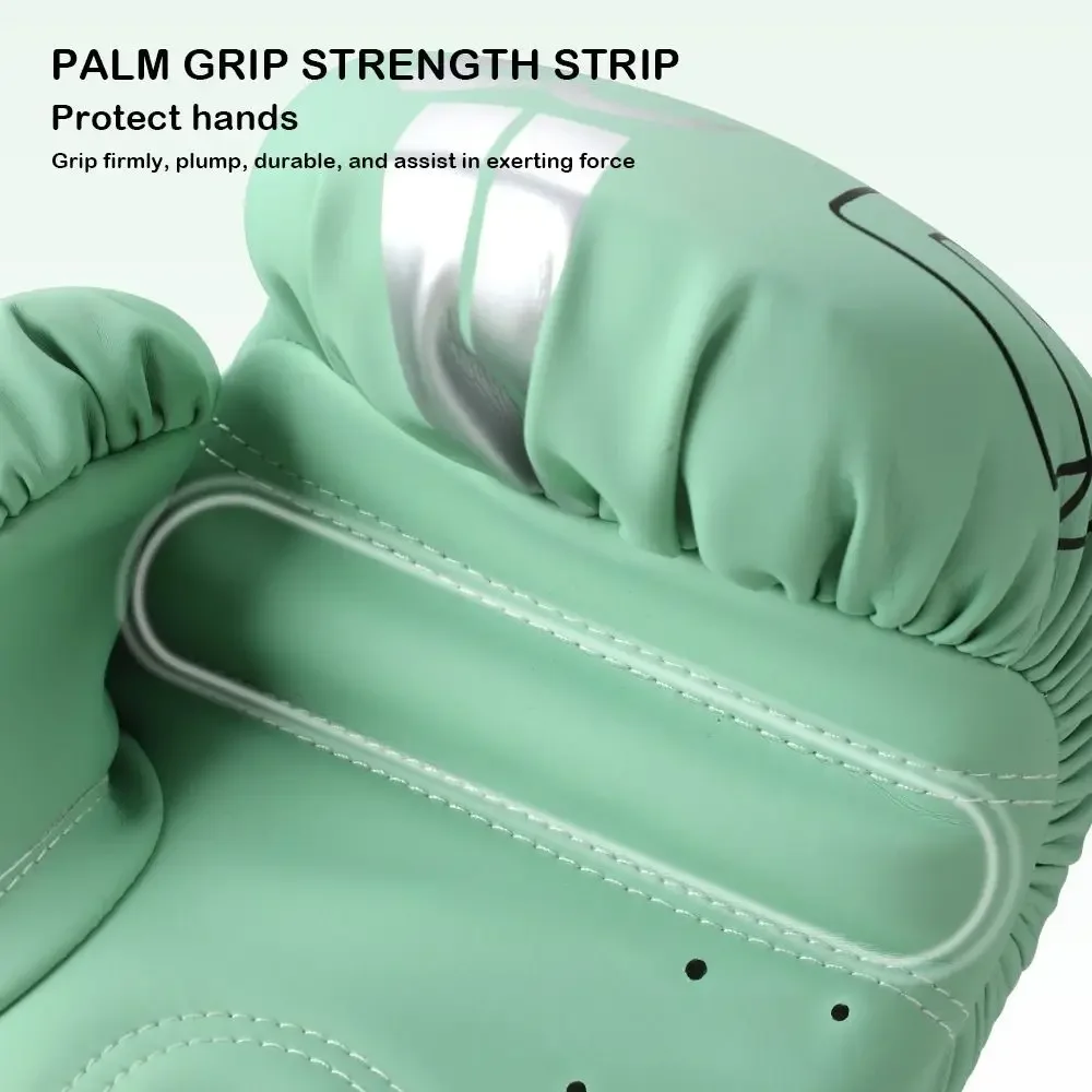 

PU Boxing Gloves Breathable Shock Absorption Boxing Training Gloves Heavy Bag Workout Resistant to Impact Kickboxing Gloves