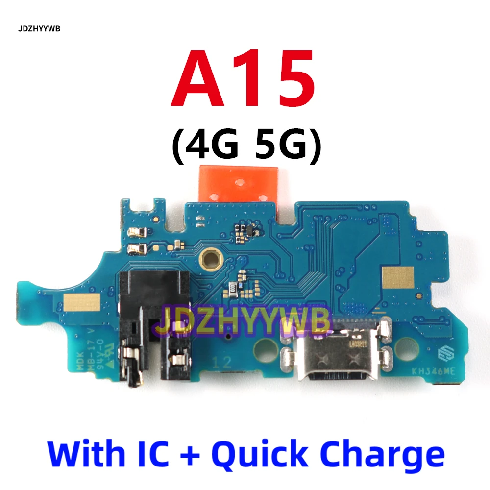 For Samsung Galaxy A15 4G 5G A155F A155M A155P A156 A156B USB Charging Port Flex Microphone Module Dock Connector Charger Board