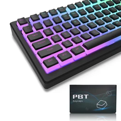 165 teclas Pudding PBT teclas de doble disparo perfil OEM juego de teclas personalizadas para teclado mecánico para juegos 100%, 75%, 65%, 60%