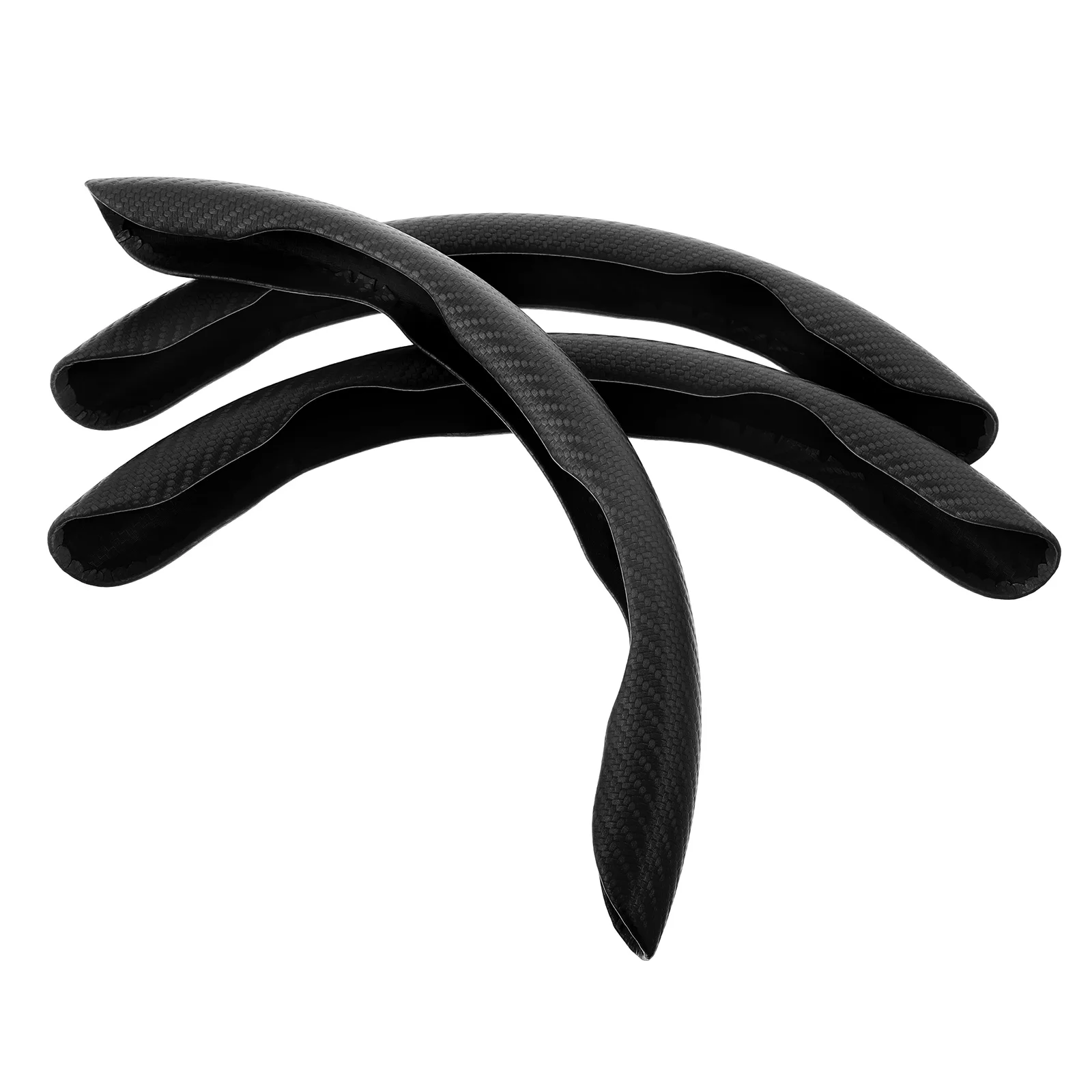 

Steering Wheel Cover 15 Inch Carbon Fiber Pattern Anti-slip Universal Fit For Men Women All Seasons Soft Grip Accessory