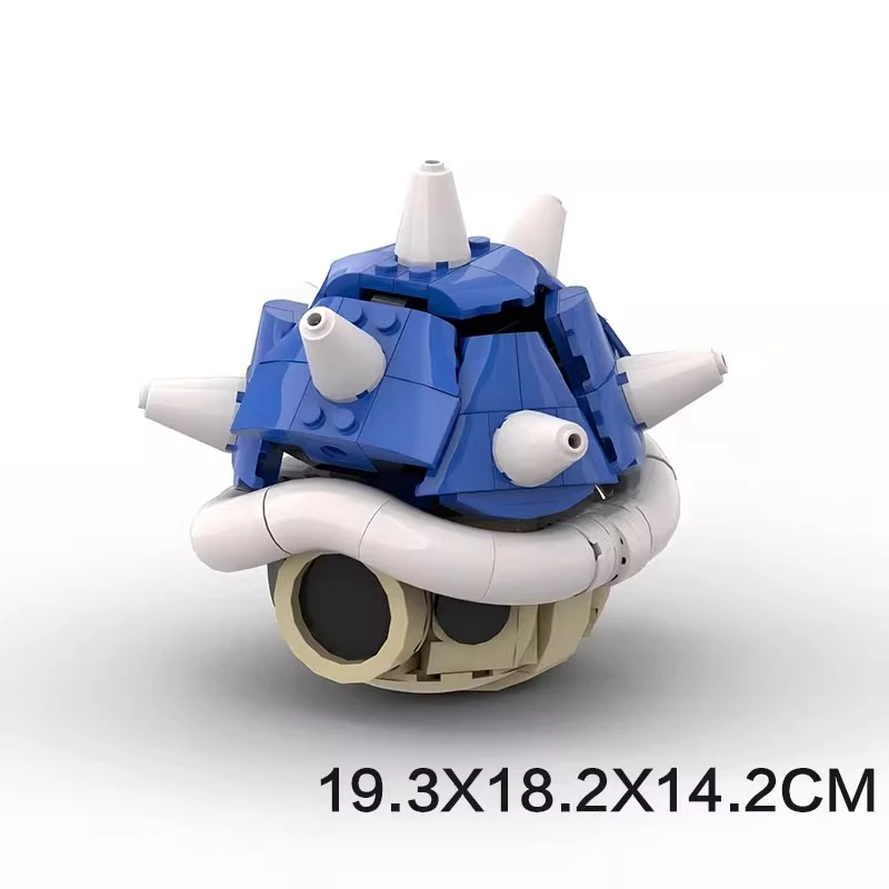 Moc anime série criativa tartaruga escudo blocos de construção conjunto dos desenhos animados bonito animal stinger tartaruga modelo diy crianças brinquedos presente aniversário