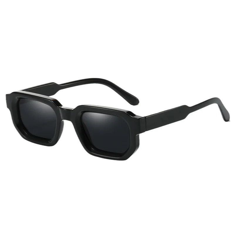 Modische kleine quadratische polarisierte Sonnenbrille für Damen und Herren, geeignet zum Autofahren, getönte Gläser, Damen-Sonnenbrille