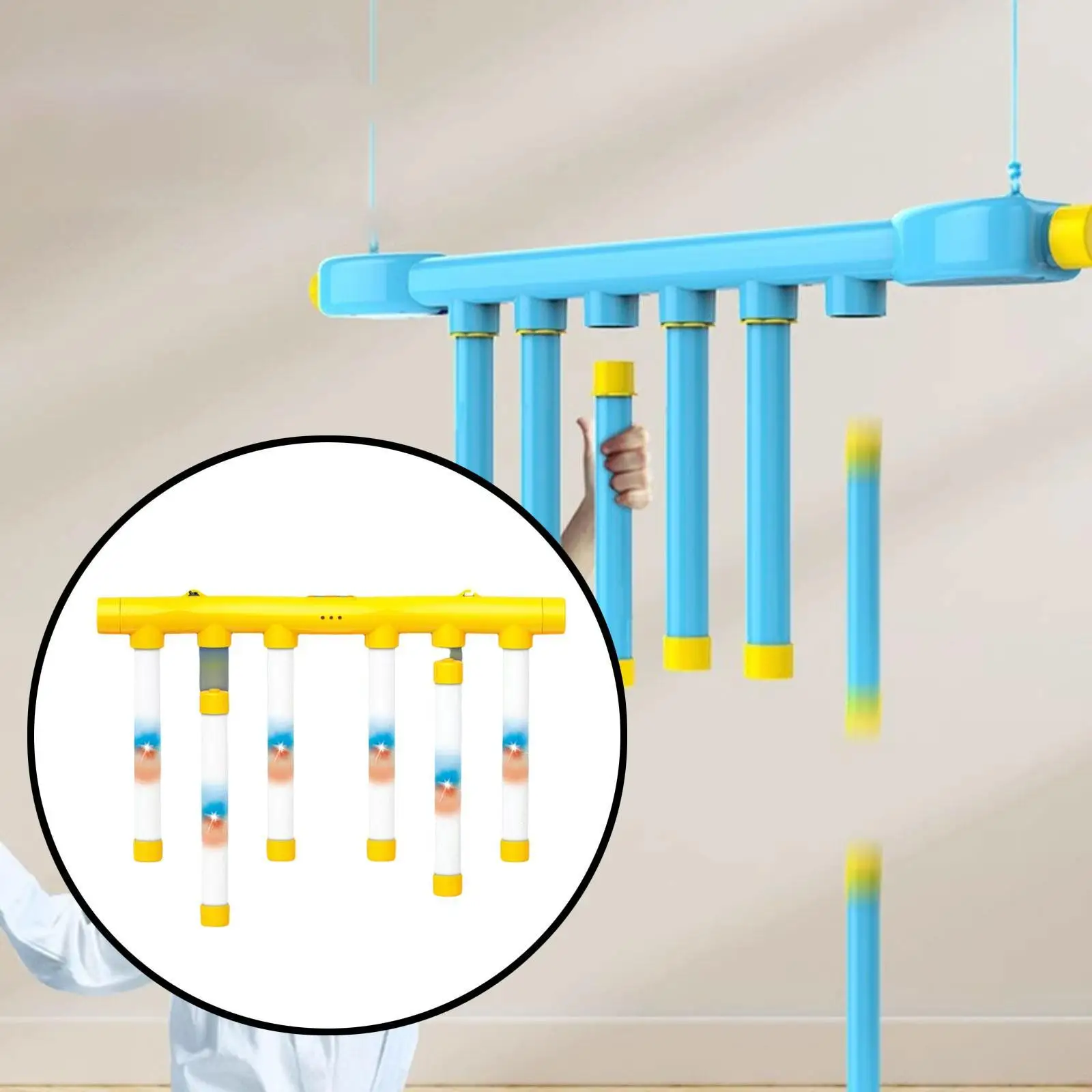 Drop Sticks Gioco 3 Velocità regolabile Divertente gioco di sfida a mano per bambini adulti