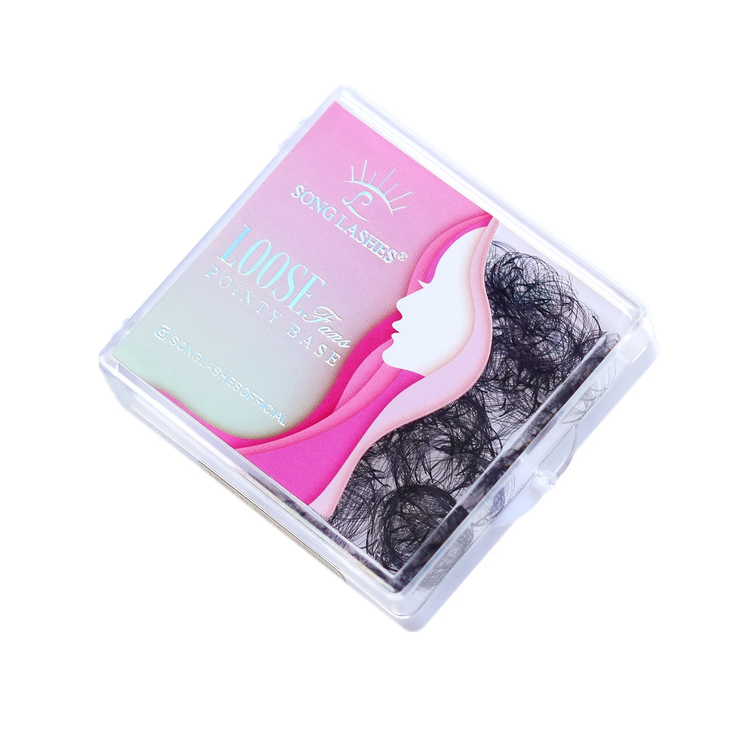 Song Lashes Promade Fächer 3D-10D07 Spitze Basis Lose Fächer Scharfe Dünne Wurzel Korea PBT Material 500 Fächer Wimpernverlängerungen Auswahl