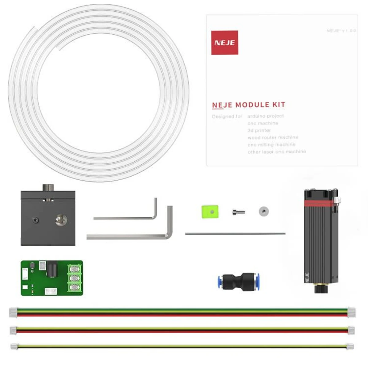Zestawy modułów laserowych NEJE 40W 450nm niebieskie światło grawerowanie moduł głowica laserowa z modulacją TTL / PWM dla DIY narzędzie do tworzenia