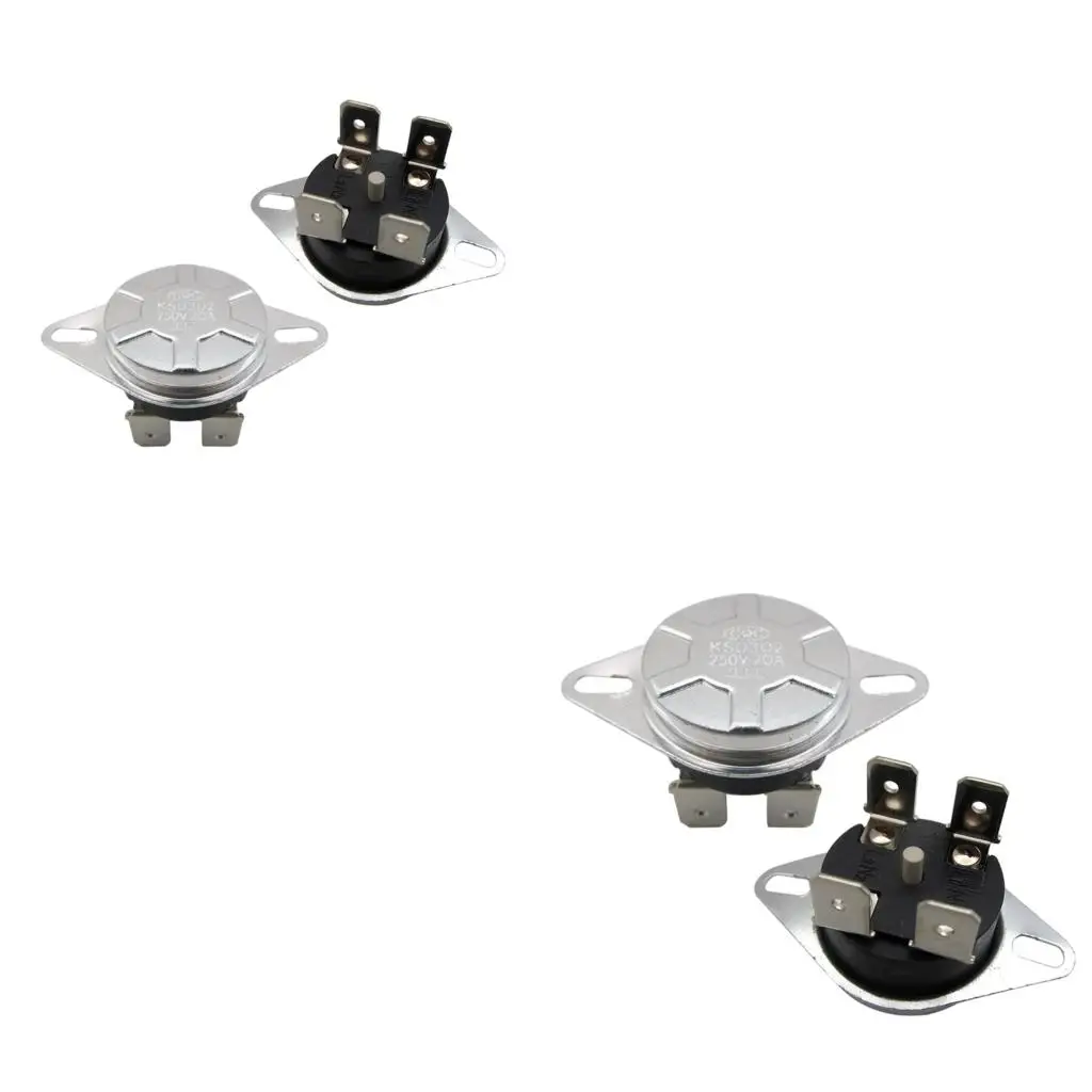  KSD302 Temperature Control Switches 20A 250V Thermostat Switches Easy To Install