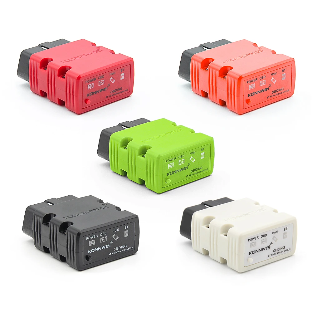

Blue-tooth BT5.0 Car Code Reader Konnwei KW902 902 Universal Obd2 Elm327 Elm 327 V1.5 Scanner