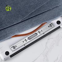 AED7-Aluminum Vertical Laptop Stand For  Air Pro Adjustable Holder Riser Foldable Portable Notebook Stand