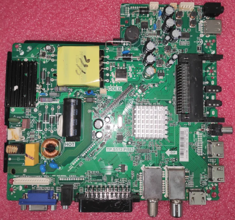 TP.S512.PB83   Three-in-one TV motherboard High definition interface HDMI compatible with multiple screens 1366X768