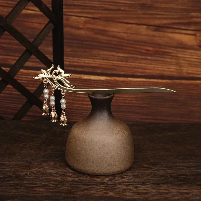 Creative Ancient Classic Hairpins Tassels Steps Pans Hair Super Immortals Ancient Internet Celebrity Costumes Headdresses