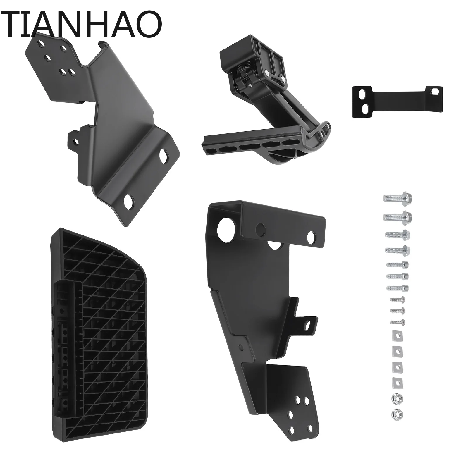 Rear Bumper Side Bed Step Kit Retractable BedStep For Ford F-150 F150 2021-23