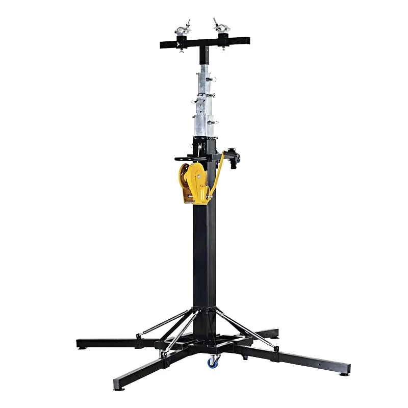 New Arrival 250KG Load Heavy Duty 6M Winch Led Screen Stage Light Line Array Speaker Truss Lift Tower Truss Crank Stand