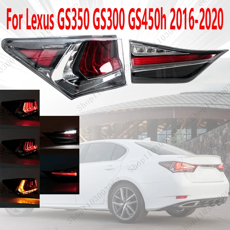 

Светодиодный задний фонарь для Lexus GS350 GS300 GS450h 2016-2020, внешний задний бампер автомобиля, указатель поворота, лампа заднего хода, парковочная лампа
