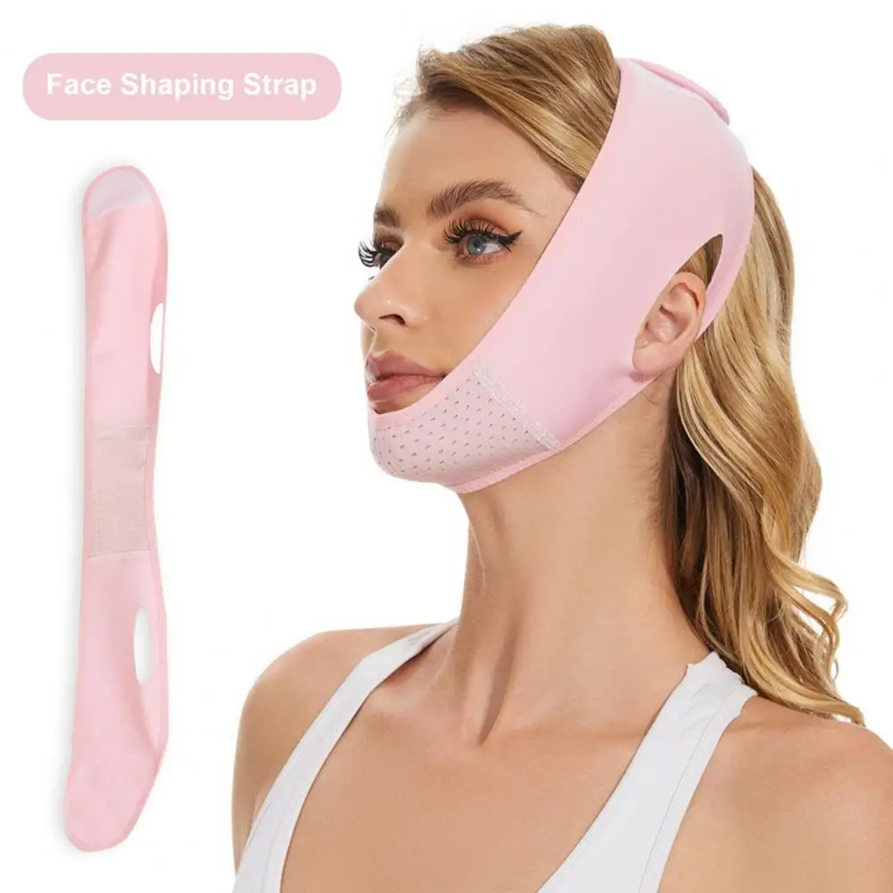 Face Shaping Strap Double Chin Slimming Band Skin Tightening Lifting Strap V-Shaped Contours Chin Slimming Bandage Beauty Tool