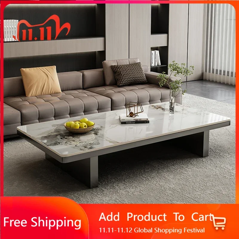 

Итальянский журнальный столик в скандинавском стиле, прямоугольный нейтральный минималистичный журнальный столик, современный журнальный столик, скандинавская мебель для салона Couchtisch