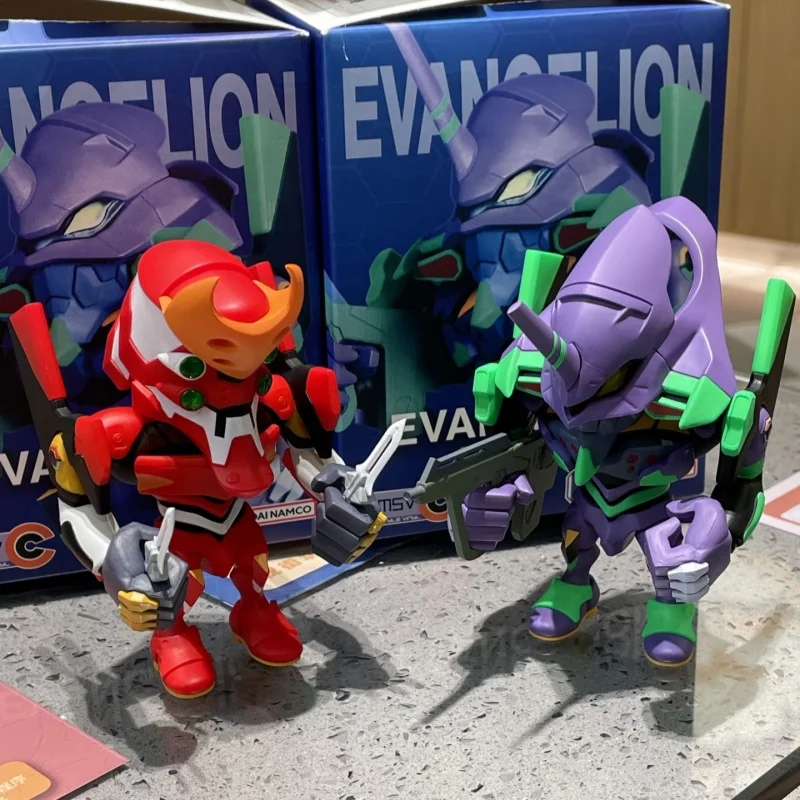 

Bandai QMSV-C New Century Evangelion Eva Прототипная фигурка-слепая коробка Коллекционная модная игрушка в подарок для фанатов