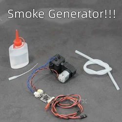 Smoke Generator Smoker Machine for 1/14 Tamiya RC Truck RC Tractor Trailer for Benz SCANIA 1/16 HL Tank TK16/RC16 Sound Group Up