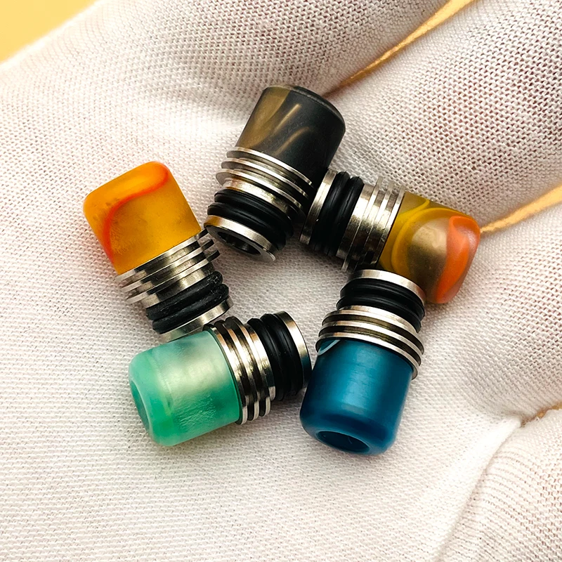 رأس DSX بالتنقيط ، الفولاذ المقاوم للصدأ والكمبيوتر ، قطعة فم مقاومة للحرارة ، بخاخ خزان الخيط ، ملحقات صندوق Vape Dotaio #6