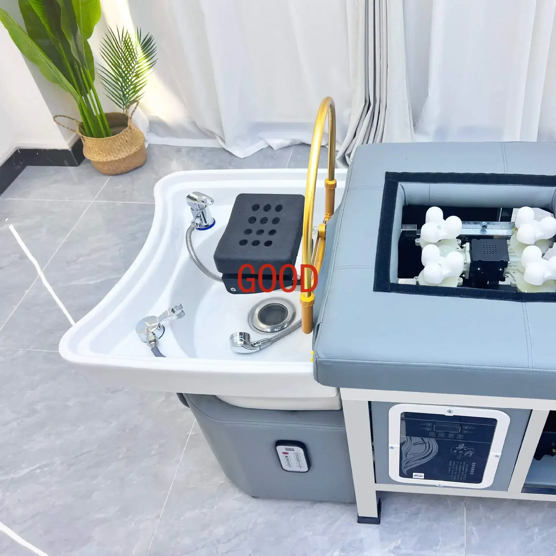 Ceramic basin Thai shampoo bed Electric intelligent massage bed