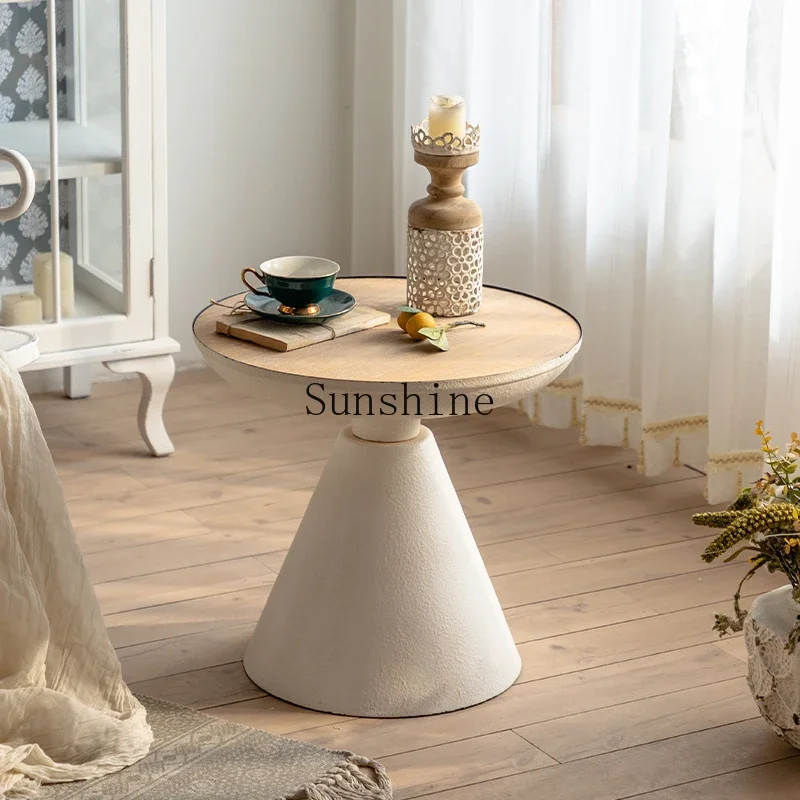 

Wabi Vintage Sofa Hotel Coffee Shop Wrought Iron Coffee Table Bedroom Balcony Small Round Table