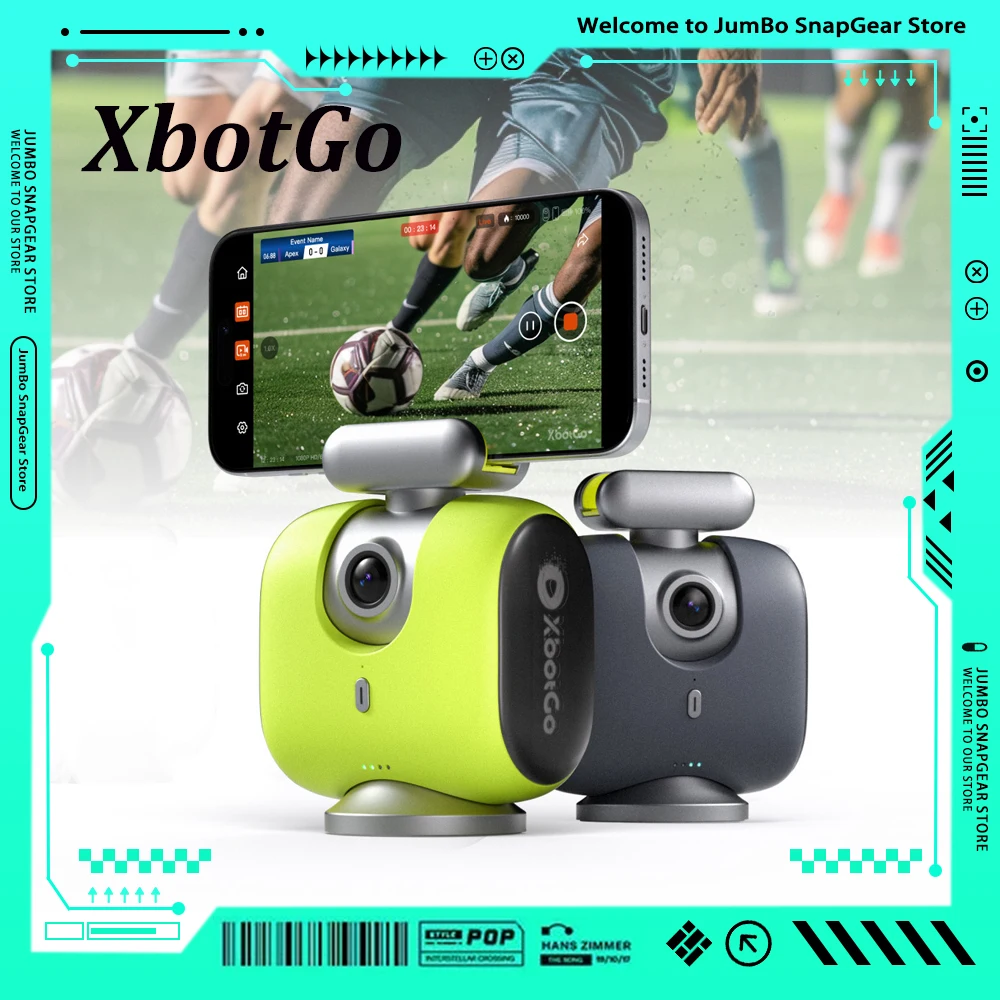 XbotGo 카멜레온 카멜레온 피치 카메라 AI 자동 스포츠 액션 카메라 축구 카메라 및 농구 트래킹 카메라 팀 스포츠