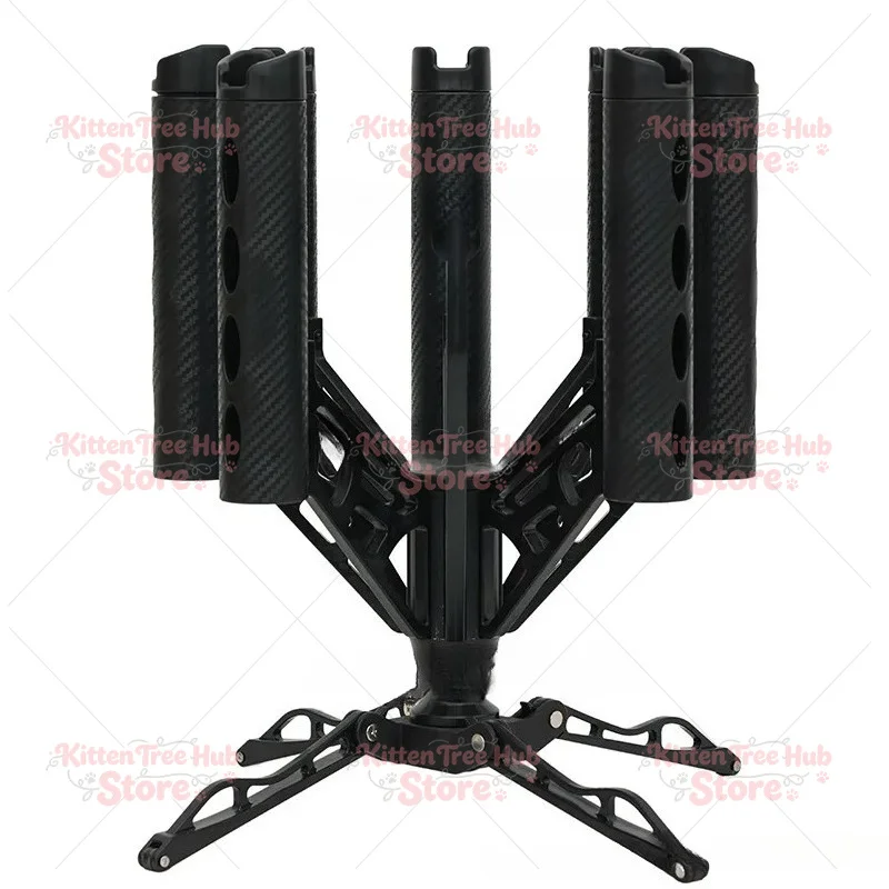 Portable Rod Rack Competitive Fishing Rod Rotating Lure Rod Rack Fishing Tackle Fishing Equipment Storage Display Rack