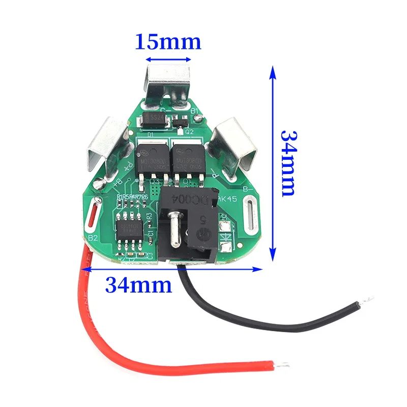 3S 12.6VDC Electric Tool 12V Hand Drill 3S Lithium Drill Protection Board Power Battery Protection Board Green Board