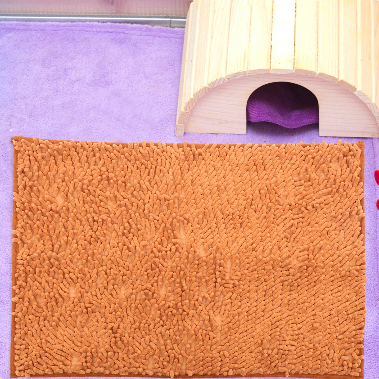 

1pcs Pee Pad For Small Pets Reusable Hamster Cage Liner Liners For Pet Cage Non-Slip Pet Training Mat Rabbit Diaper Mat