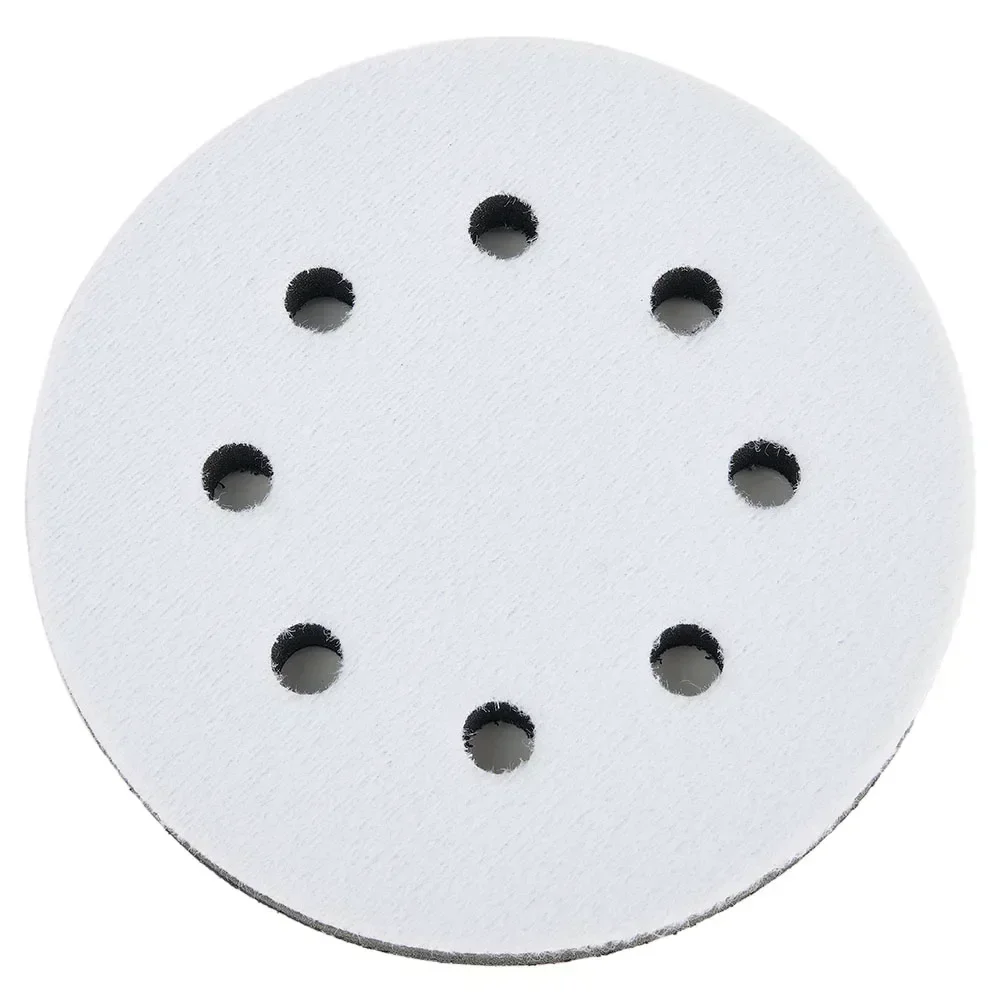 

1pc 5 Inch 125mm 8 Holes Sanding Pad Soft Interface Polishing Disc Hook And Loop Protective Pad Backing Pad Abrasive Tools