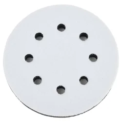 1pc 5 Inch 125mm 8 Holes Sanding Pad Soft Interface Polishing Disc Hook And Loop Protective Pad Backing Pad Abrasive Tools