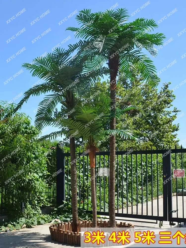 zq Imitation Coconut Tree Large Artificial Landscape Tree Tropical Green Plant Decoration Fake Trees Palm Tree