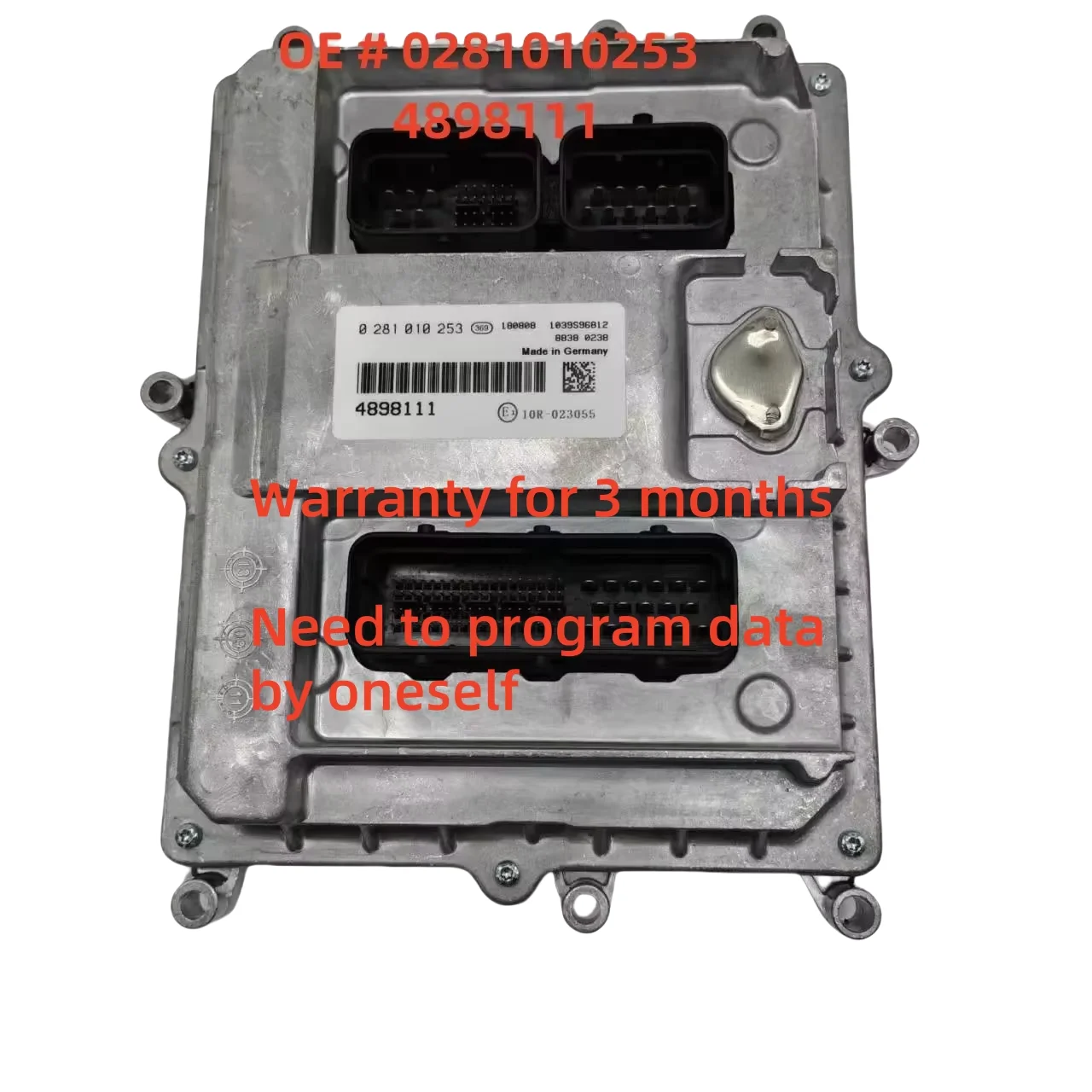 High quality  0281010253 4898111 Engine Computer Board ECM  For Cummins Engine