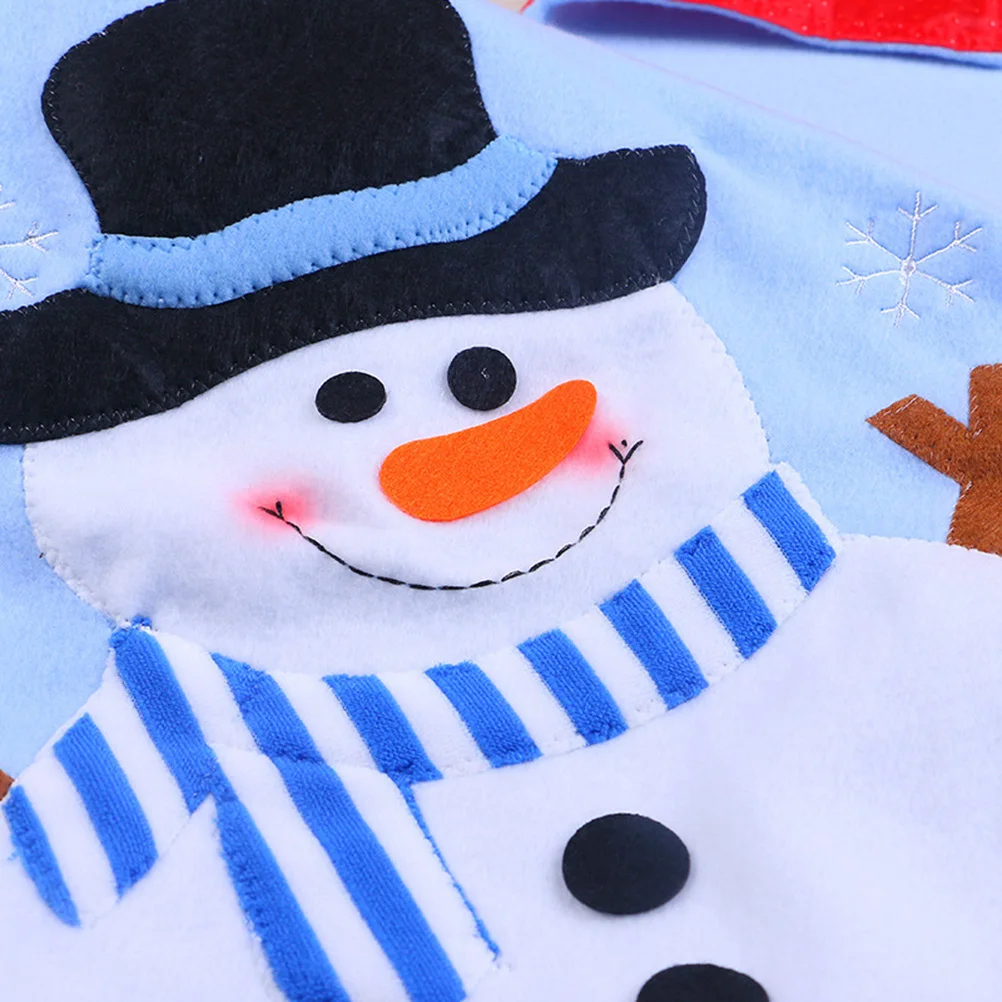 

Adorable Pattern Snowman Toilet Seat Cover Christmas Bathroom Decor Gift for Friends Family Toilet Seat Cover Home Decoration