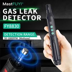 MASTFUYI FY8830 Detector de vazamento de gás Detector de gás natural Detector de gás combustível com alarme sonoro e visual Detector portátil