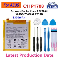 Brand New Battery C11P1708 3300mAh  For  ASUS Zenfone 5 5Z ZE620KL X00QD ZS620KL Z01RD Replacement  Batteries+Tools