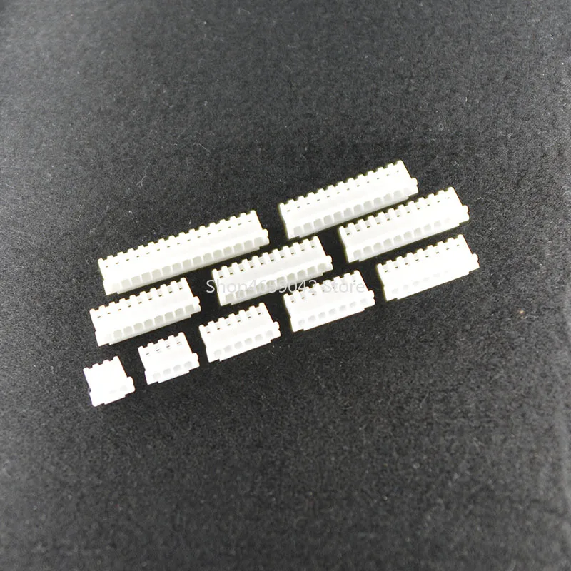 50pcs XH2.54 Connector 2.54MM PITCH FEMALE HOUSING Plastic Shell Plug 2P/3P/4P/5P/6P/7P/8P/9P/10P/11P/12P FOR PCB BOARD XH