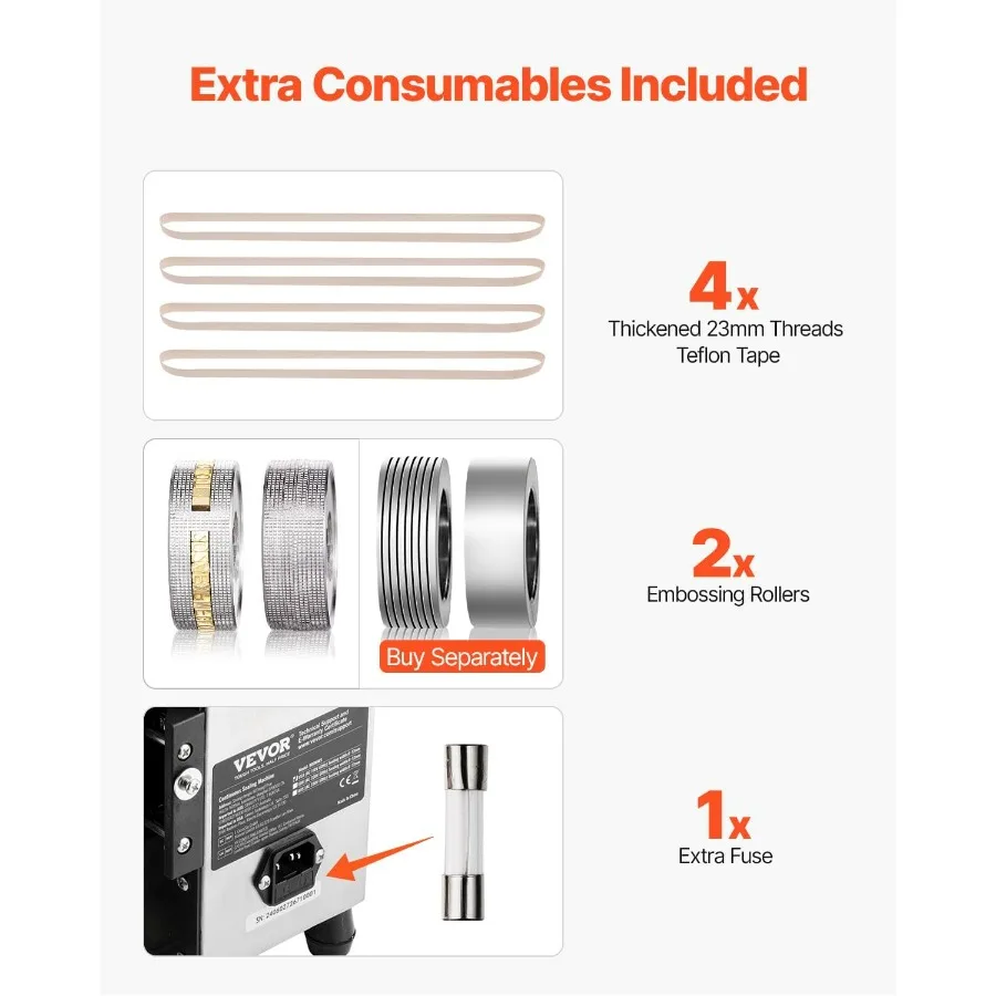 Continuous Bag Band Sealing Machine with 0.240.47 in 612 mm Seal Width for Efficient Packaging Vertical Band Sealer Featuring D