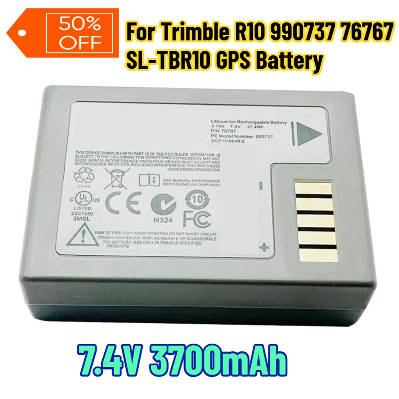 

7.4V 3700mAh for Trimble R10 990737 76767 SL-TBR10 GPS Battery