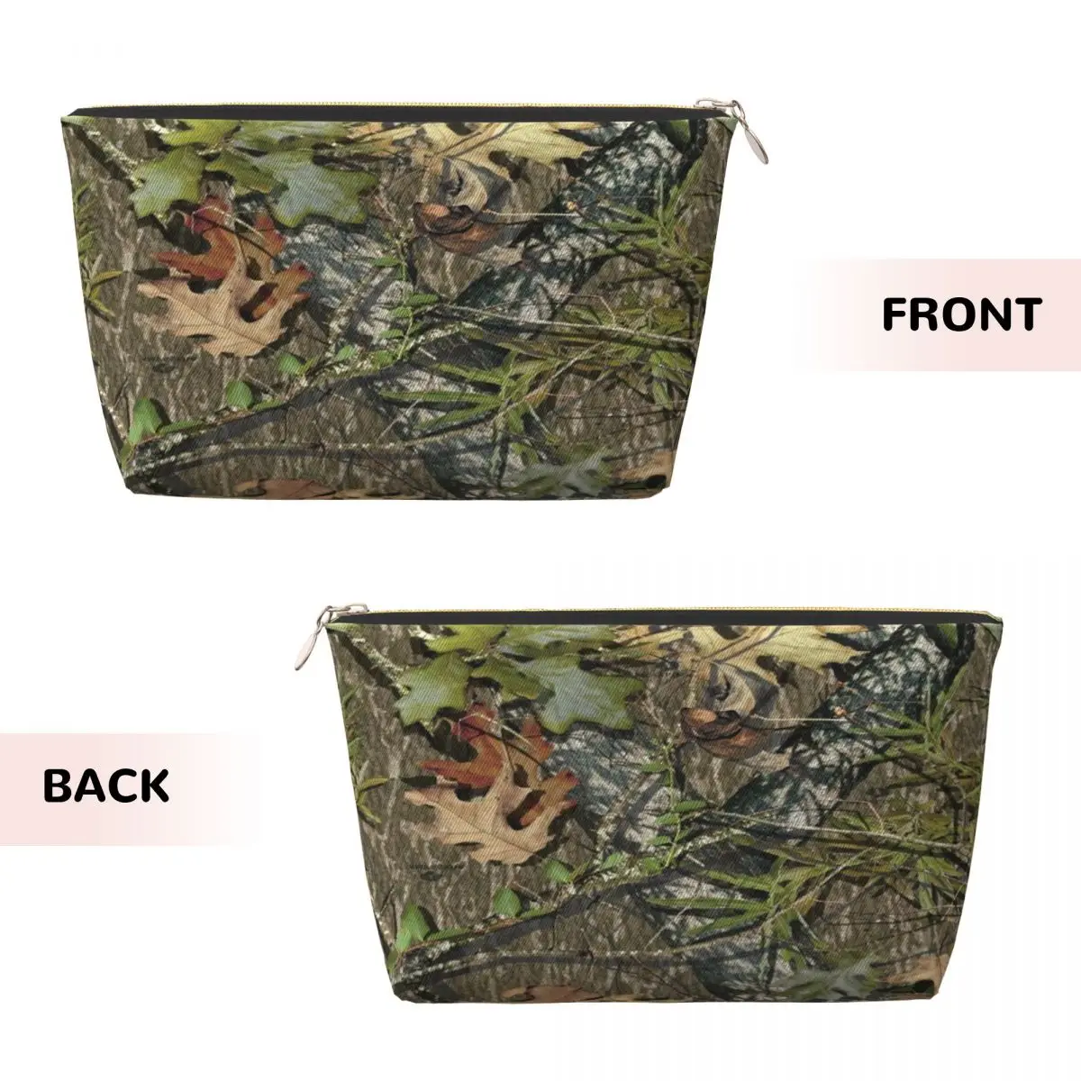 Custom Travel Real Tree Camouflage Camo Pattern Toiletry Bag Fashion Makeup Cosmetic Organizer Beauty Storage Dopp Kit Case