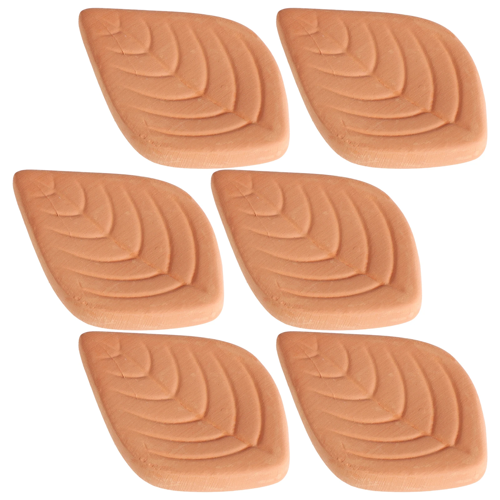 

6 Pcs Sugar Keeper Brown Sugar Keeper Reusable Terracotta Clay Leaf Shaped Softener for Food Storage Household Solutions