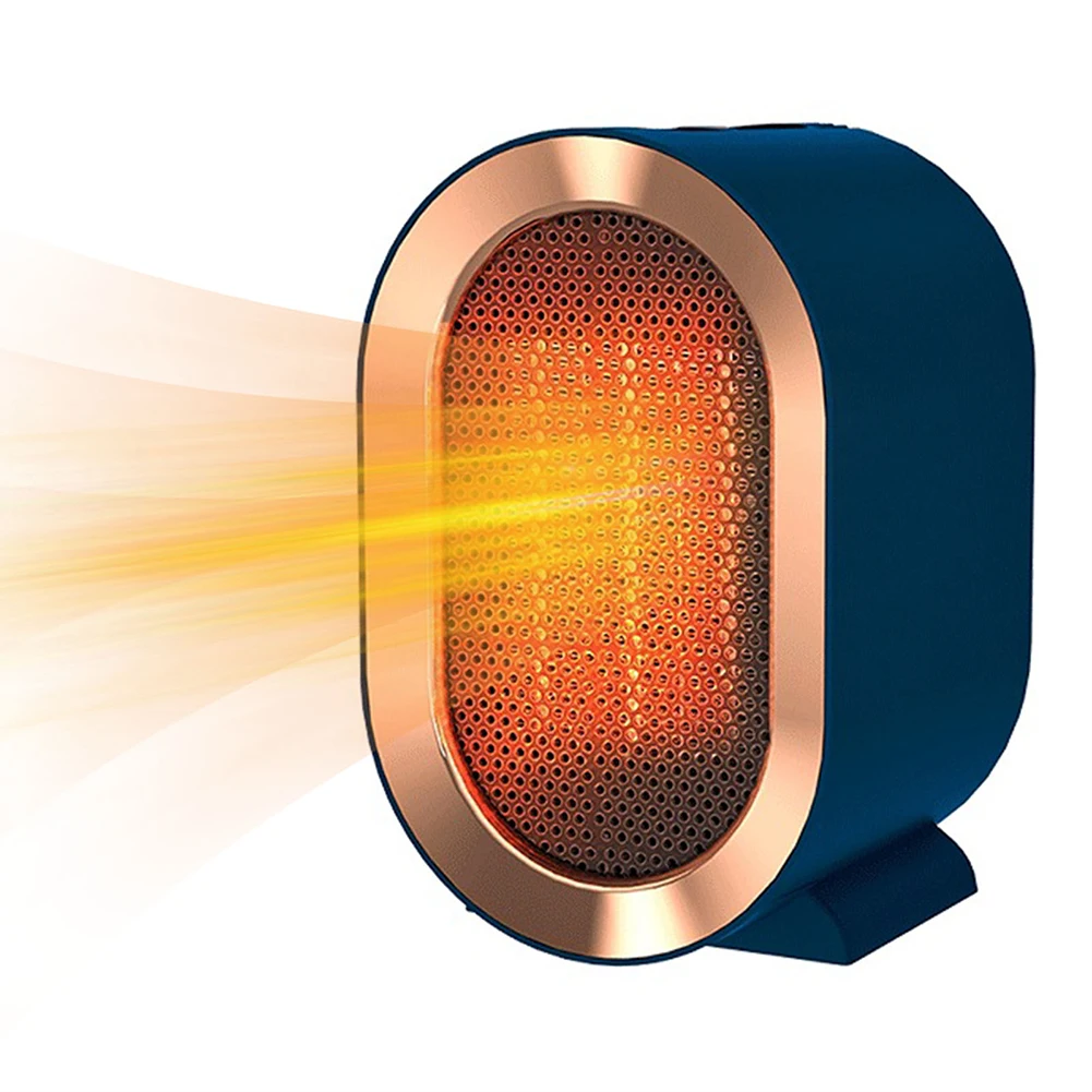 Calentador de ventilador eléctrico PTC, uso doméstico, sala de estar, baño, oficina, escritorio, 1200W, calentamiento rápido, calentador de ventilador pequeño portátil para invierno