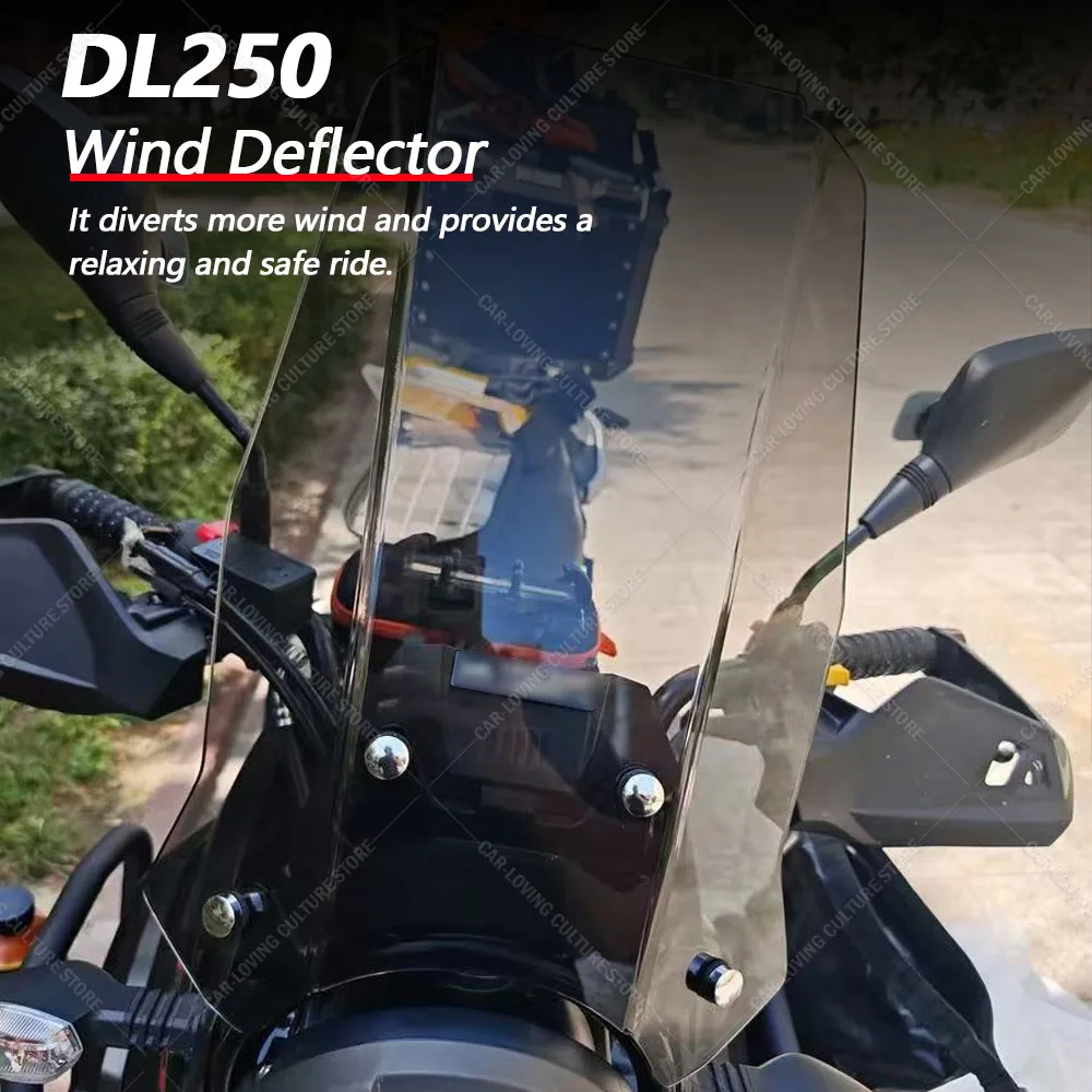 

DL1050 V-strom Wind Deflector Motorcycle Front Fairing Windscreen Windshields Covers Motorbikes Deflector For DL1050 V-strom