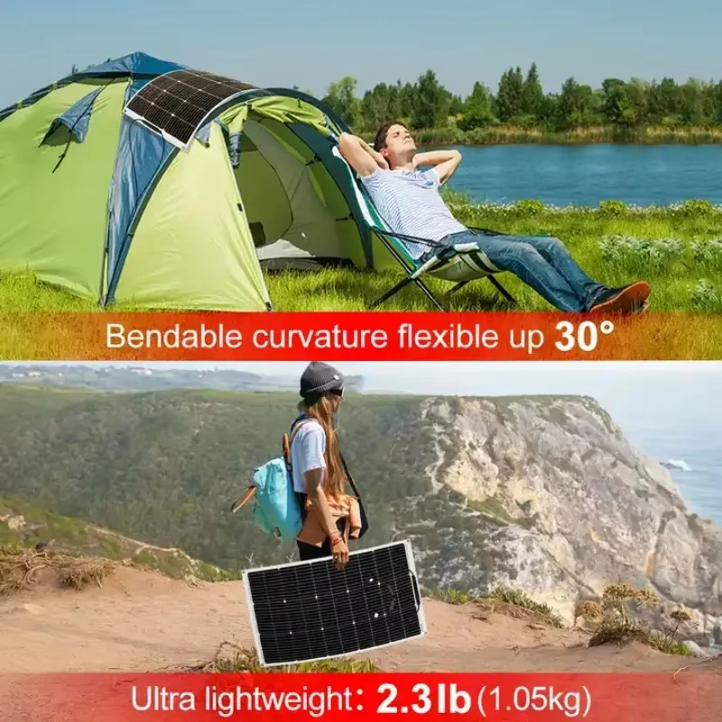 Exclusive Offers High-quality 100W solar film Perc type for industrial applications