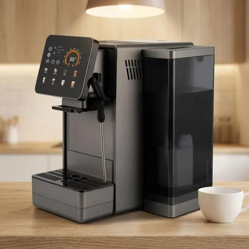 STLF Factory supports custom samples 19 milk bars 1.8 liter water tank, touch screen automatic coffee machine, suitable for
