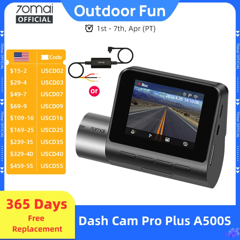 70Mai A500S Recorde…