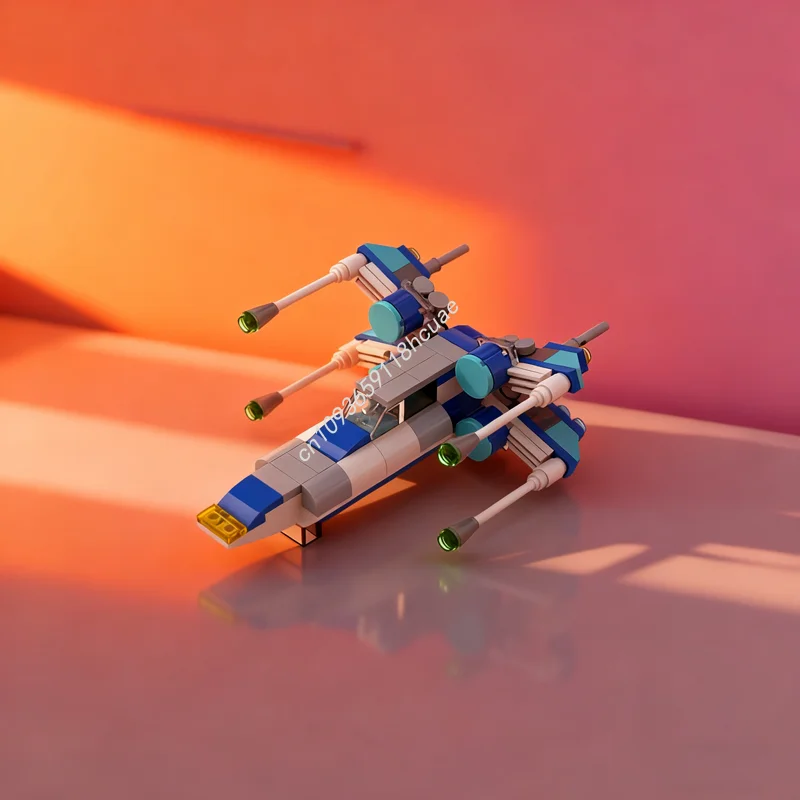

123 шт. MOC X Wing классическая модель строительные блоки архитектура рождественские подарки сборка творческая идея игрушки образование кирпич дети