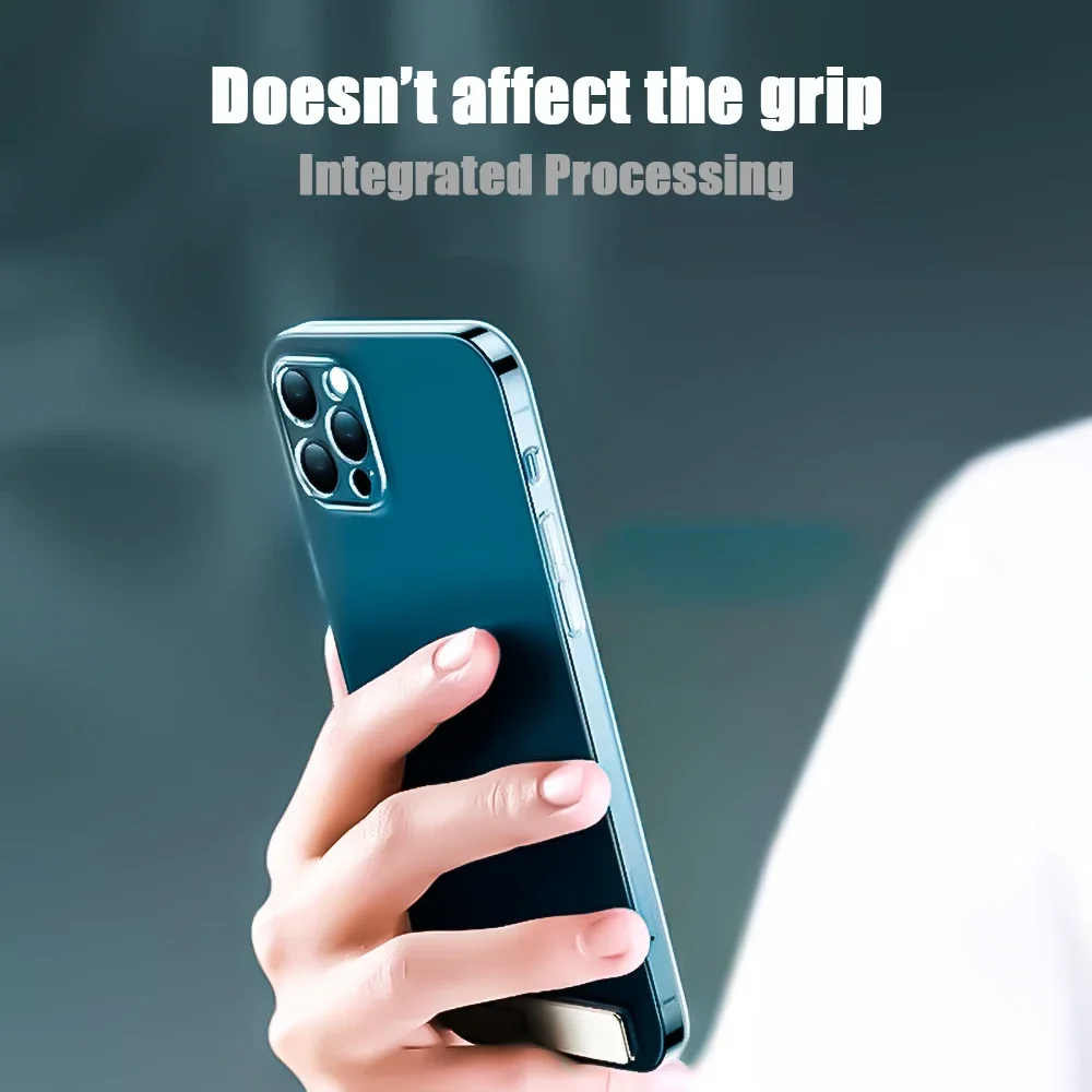 Universal Ultra-dünne Magnetische Faltbare Handy Halter Halterung Metall Legierung Desktop Handy Steht Telefon Unterstützung Ständer – Detail 5