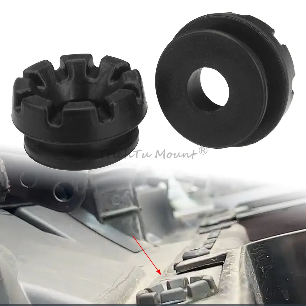 2Pcs Toggles Grommet Compatible With Polaris Ace Sportsman Ranger Rzr Brutus Diesel 2013-2024 Rubber Plastic Black Latch Grommet