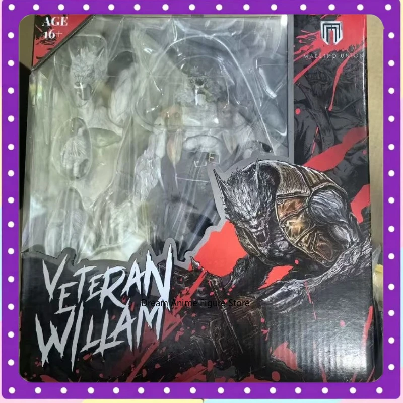 

In stock Craftsman Union FP002W White Wolf Furui Planet Werewolf Veteran William Different Color Limited Edition Tide Model