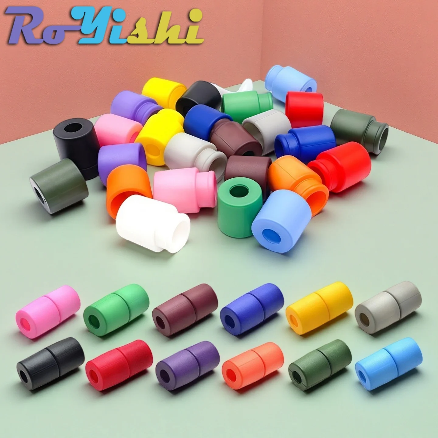 13-1000pcs Breakaway Plastic Clasps Safety For Baby DIY Necklace Jewelry Making Silicone Teething Lobster Bracelets Hook Clasp